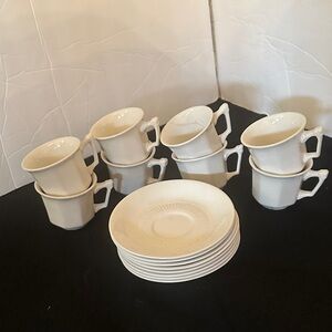 Elegant White Porcelain Tea Set